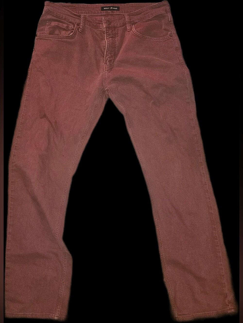 Mavi Slim Straight Jeans - Wine